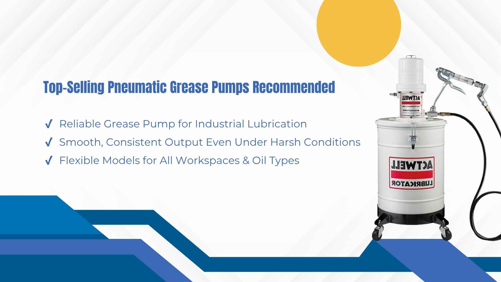 Top-Selling Pneumatic Grease Pumps Recommended